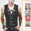 SOLENOBLE 20Pcs Temporary Tattoo Arm Sleeves Fake Temporary Tattoo Sleeves Arm Sleeves for Men Women Sunscreen Tattoo Sleeves for Body Art and Sports Outdoor Cycling Activities