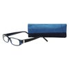 SAV Eyewear Women's Victoria Klein 7021 Blue Rectangular Reading Glasses, 27 mm + 1.75
