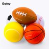 Boley Sports Ball Set - 5 Pack Mini Soccer Ball, Football, Basketball, Baseball, and Tennis Ball - Soft, Safe, Durable, and Kid-Friendly Playground Balls for Indoor and Outdoor Play - Ages 3 and Up