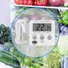 Refrigerator Thermometer Digital - Fridge and Freezer Alarm Alert When Temperatures Drop - Ideal Fridge Freezer Thermometer with Alarm and Max Min