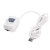 Driew 3W DC 3.5-8V USB Water Pump with Power Cord, Solar Mini Submersible,Brushless,Waterproof (USB Water Pump White)