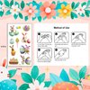 Easter Temporary Tattoos for Kids,Glow Easter Decorations Party Favors Supplies，Easter Basket Stuffers Hunt for teens girls babies adults