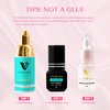 VAVALASH Lash Bonder for Eyelash Extensions Super Lash Bonder for Lash Extensions Glue Accelerator Increase Lash Retention Accelerate Drying Time Water Oil Proof Professional Eyelash Supplies(15ml)