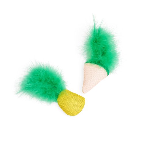 Leaps & Bounds Dental Fruit Cat Toy Pack of 2
