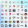 100 PCS Cute Soccer Stickers, Water Bottle Stickers for Kids Teens, Waterproof Vinyl Laptop Kids Stickers for Laptop, Bumper, Skateboard, Guitar
