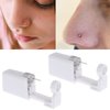 Nose Piercing Gun - Silmy 2 Pack Nose Piercing Kit Disposable Self Nose Piercing Gun with Nose Stud Pierce Kit Tool for Nose Studs Piercing Gun (Max-4pcs)