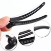 12 Pcs Matt Black Styling Hair Clips Plastic Alligator Hair Clips Professional Hair Clamp for Salon Hair Styling Sectioning (Small)