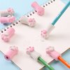 Mr. Pen- Cat Paw Top Eraser, 12 Pack, Cute Erasers for Kids, Pencil Erasers Toppers, Fun Erasers, Kids Erasers, Fun Erasers Kids, Pencil Top Erasers for Kids, Pencil Toppers, Cap Erasers, Eraser Caps