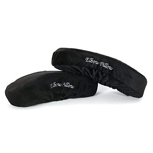 Elbow Pillow --- Jumbo Memory Foam Arm Rest Office Chair Arm Computer Pads - Universal Cushion Covers for Armrest and Elbow Relief (2 Pad Set)