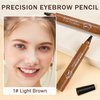 XINGXYUEL 3PCS Light Brown Microblading Eyebrow Pen Waterproof Eyebrow Pencil 4 Tip Eye Brow Pencils for Women Long Lasting Natural Brows Microblade Eyebrow Contouring Pen Lapiz De Cejas