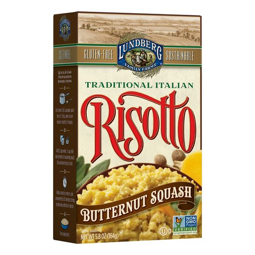 Lundberg Risotto, Butternut Squash, 5.8oz, Gluten-Free, Non-GMO Project Verified, Kosher Dairy