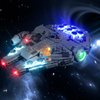 DALDED LED Lighting Kit for Lego Star Wars: A New Hope Millennium Falcon 25th Anniversary, LED Light Compatible with Lego 75375 Building Block Models (Not Include Lego Set)