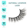 APCYUST Natural Lashes Wispy Eyelashes Fluffy Mink Lashes Naturl Look Small Strip Eyelash 10 Pairs Short Lashes Pack Lightweight Cat Eye Lash Strips Set Soft Fake Eyelash (Flare Lash | 8-14mm)
