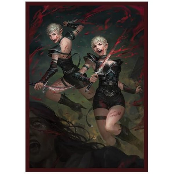 Brylle and Lahvi - Blood-Crazed Twins - 100 Matte Card Sleeves (FN29S-R) - Fantasy North