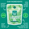 Laki Naturals Apple Cider Vinegar Foot Soak, Foot Detox Soak, Pedicure Soak, Foot Soak Callus Remover, Foot Treatment, Epsom Salt Foot Soak with Hawaiian Sea Salts (10 oz) (Mint & Eucalyptus)