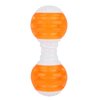 Dog Molar Toy, Pet Toy Dumbbell Dog Fetch Toy, Outdoor Barbell Dog Toy, Puppy Chew Toys for Teething Puppy Supplie for Small and Medium Dog Teeth Cleaning, Cats, Orange