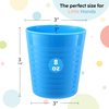 PLASKIDY Kids Cups - Set of 12 Kids Plastic Cups - 8 oz Kids Drinking Cups -Plastic Cups Reusable - Dishwasher Safe - BPA-Free Cups for Kids & Toddler