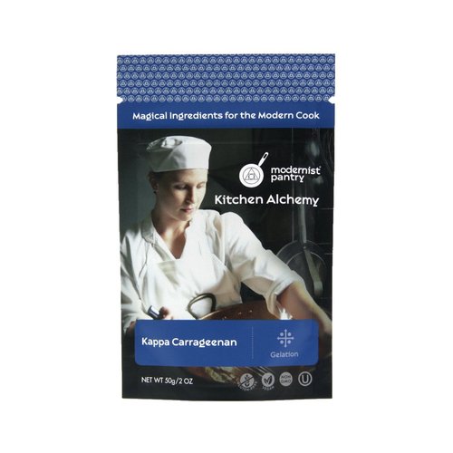 Pure Refined Kappa Carrageenan ⊘ Non-GMO Vegan OU Kosher Certified - 50g/2oz (The original recommended for Vegan Cheese)