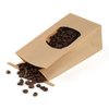 BagDream Bakery Bags with Window Small Kraft Paper Bags 100Pcs 3.54x2.36x6.7 Inches Tin Tie Tab Lock Bags Brown Window Bags Cookie Bags Coffee Bags Treat Bags