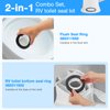 RV Toilet Seal, Replace 385311652 RV Toilet Seal Kit and 385311658 RV Toilet Flush Seal, Compatible with Dometic 300/310/320 Toilet, RV Toilet Gasket for 300/310/320 Series RV Toilet Flange Seal