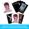 AQUARIUS David Bowie Playing Cards - David Bowie Themed Deck of Cards for Your Favorite Card Games - Officially Licensed Merchandise & Collectibles