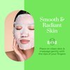 Clear Beauty Cucumber and Aloe Sheet Face Mask - Soothes Irritated Skin, Reduce Wrinkles & Fine Lines & Moisturizing - Cruelty Free Korean Skin Care For All Skin Types