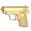 BBTac Spy Airsoft Pistols Twin Pack Pocket Size Compact Airsoft Gun with Gold and Black Colors