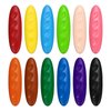 PATIKIL Washable Crayons, 12Pcs 12 Colors Easy to Grip Peanut Shape Crayon with Box for Art Craft Supplies Drawing Learning & Practice Festival Gift