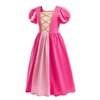 Dressy Daisy Little Girls Cotton Princess Dress Up Clothes for Halloween Birthday Party Everyday Outfit Size 8, Hot Pink
