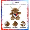 DolliBu Plush Texas Longhorn Stuffed Animal - Soft Plush Huggable Texas Longhorn Plush, Adorable Playtime Plush Toy, Cute Wild Life Cuddle Gifts for Kids & Adults - 8 Inches