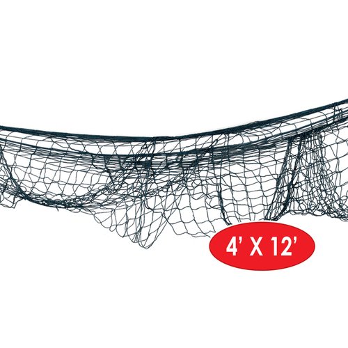 Beistle Black Novelty Decorative Fish Netting For Nautical Theme Baby Showers, Pirate Party Supplies, Luau Decorations