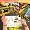 Construction Party Favors With Coloring Book,122Pcs Truck Party Supplies Including Coloring Books,Crayons,Wristband,Stamps,For Party Goodie Bag Fillers School Activity Supplies (Truck)