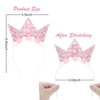 Casoty 5th Birthday Crown, 5th Birthday Decorations, 5th Birthday Tiara, Princess Birthday Party Decorations, Flower Hair Band for Party