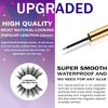 DUOERLA Magnetic Eyelashes Magnetic Lashes Natural Looking - 4 Tubes of Magnetic Liner - Upgraded Long Lasting,Reusable,Lightweight, Waterproof, Cruelty-Free Easy to Apply -10 Pairs