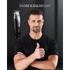 RENPHO Cordless Hair Clippers for Men, Beard Trimmer with LED Display, 4-Speed Hair Trimmer for Men, 0.15mm Professional Barber Clippers, Hair Cutting Kit, 100-240V for Global Travel
