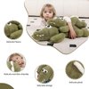 Dalmao 32 inch Green Alligator Stuffed Animal, Giant Crocodile Body Pillow Plush Toys, Home Decor Birthday Gifts for Boys Girls Adults Kids, Halloween, Christmas, Thanksgiving, Birthdays