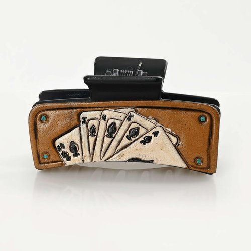 Merbaa Rodeo Rustler Matte Claw Clip Cowgirl Western Fashion Inspired Clutcher Clip