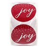 Joy Christmas Stickers / 500 Shiny Holiday Labels / 1.5" Christmas Sticker Envelope Seals/Winter Season Label/Made in The USA