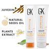 GK HAIR Color Protection Moisturizing Shampoo & Conditioner with Argan Hair Oil Combo 7.14 Fl Oz for Damaged Frizzy and Dry Hairs