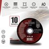 LINCONSON 10 Pack 7 Inch Cut Off Wheel for Metal & Stainless Steel Used On Angle Grinder 7”x1/16”x7/8" Flat Disc (SD 7021F)