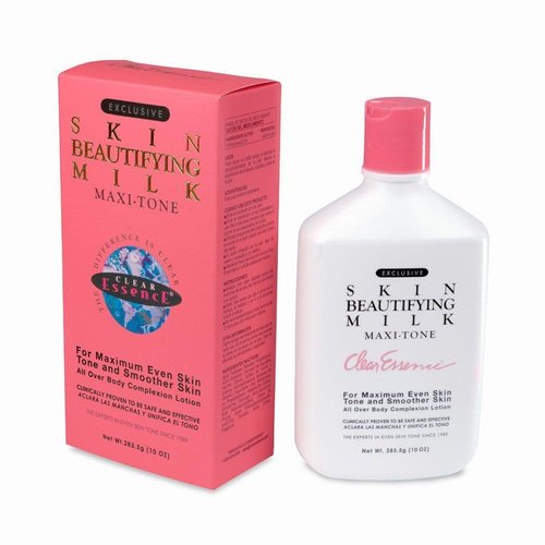 Clear Essence Exclusive Skin Beautifying Milk Hydroquinone-Free Maxi-tone Lotion - Skin Lotion for Hydrating Dry Skin - Hydrating Lotion to Hydrate Skin with Shine - (10.0 Oz.)