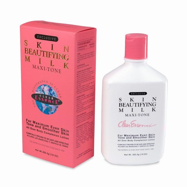 Clear Essence Exclusive Skin Beautifying Milk Hydroquinone-Free Maxi-tone Lotion - Skin Lotion for Hydrating Dry Skin - Hydrating Lotion to Hydrate Skin with Shine - (10.0 Oz.)
