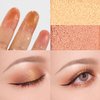 Eye Shadow Palette Pro, Eye Shadow Palette Professional 18 Colors High Pigmented Warm Neutral Metallic Blendable Creamy Eye Shadow Pallet Set(Smoky Eye Shadow)