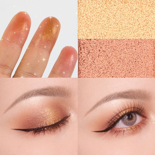 Eye Shadow Palette Pro, Eye Shadow Palette Professional 18 Colors High Pigmented Warm Neutral Metallic Blendable Creamy Eye Shadow Pallet Set(Smoky Eye Shadow)