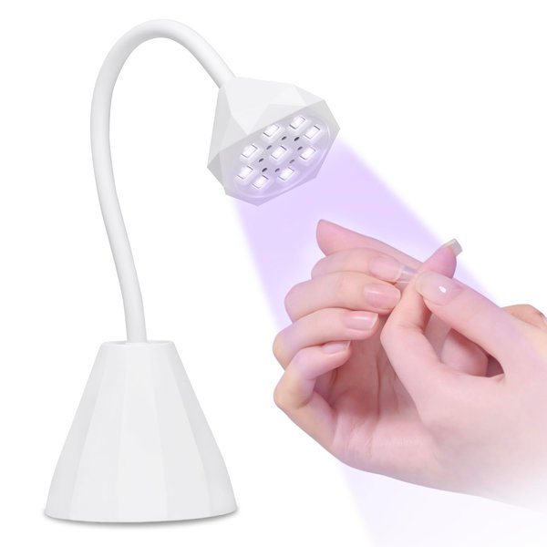 GAOY Omin-Cure Nail Lamp, Rechargeable UV Light for Gel Nails, USB Nail Dryer for Acrylic Nail Extension Fast Curing