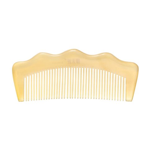 TAN MUJIANG White Horn Hair Comb KCBJ0606