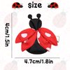 Hair Clips Red Ladybug Bows Cute Hair Clip Non-slip Hair Barrettes Lovely Grosgrain Ribbon Hairpin Animal Barrettes Hair Accessories for Toddler Baby Toddler Girls Kids Teens Women Decoration 2PCS