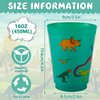 Tessco 24 Pcs Dinosaur Party Plastic Cups 16 oz Dinosaur Plastic Tumbler Cups Dinosaur Birthday Party Supplies Dinosaur Party Favors for Kids Dinosaur Birthday Halloween Party Decoration