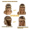 Highlight Lace Closure Wig Human Hair, Highlights Ombre Ash Brown to Beige and Plaitnum Blonde Lace Front Straight Wigs 9A Brazilian Vigin Hair Glueless Lace Front Wigs Pre Plucked Hairline for Women