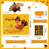 Funnlot Thanksgiving Games, 3 in 1 Thanksgiving Party Games for Kids Thanksgiving Stickers Thanksgiving Games and Activities Thanksgiving Bingo